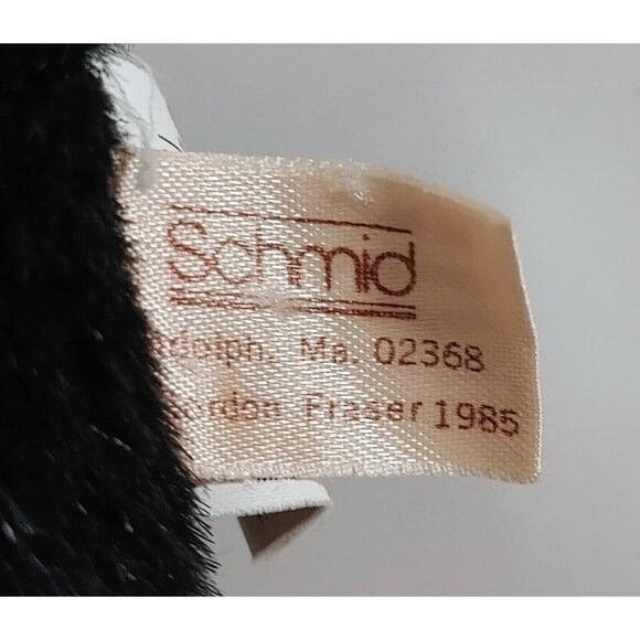 Vintage Schmid Panda Hand Puppet Plush 12 Inch Black White Gordon Fraser 1985 - Picture 3 of 3